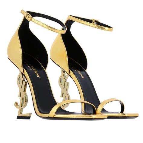 sandali con tacco ysl|Sandali Saint Laurent donna .